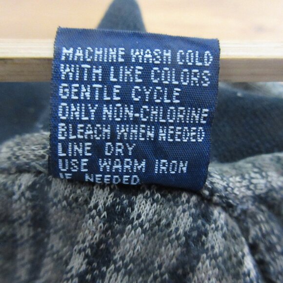 Chereskin Men's Shirt Black/Tan/Green Plaid Size Small Cotton Blend Long Sleeve - Picture 5 of 5